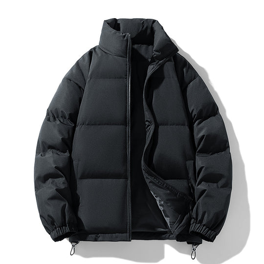 Herren Gepolsterte Pufferjacke mit hohem Stehkragen, winddichter Außenlage und verstellbarem Kordelzugsaum Shop Nory