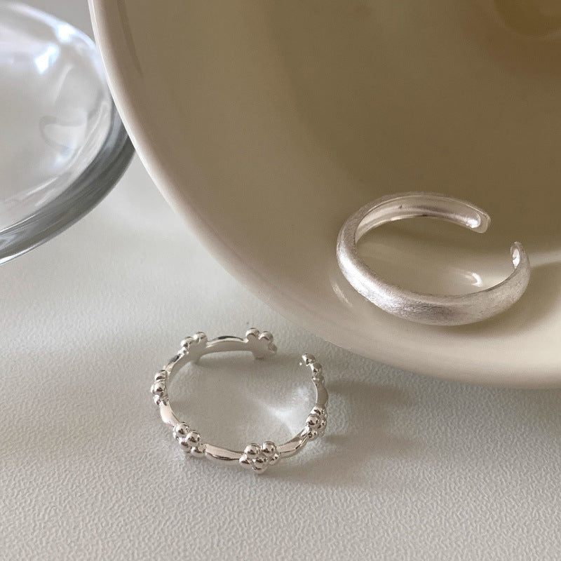 Damenring mit floralem Strukturdesign Shop Nory