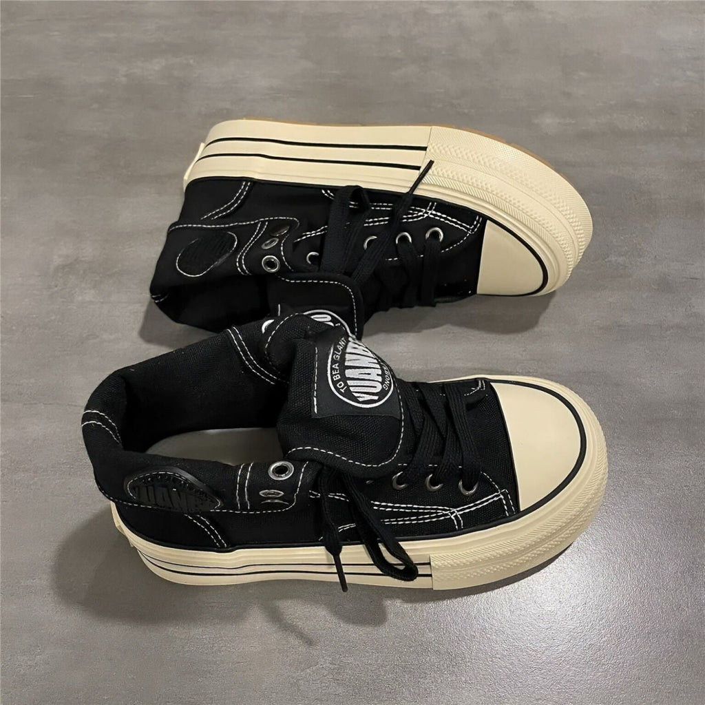 Damen Urbaner High-Top Sneaker mit stylischer Zierschnürung
