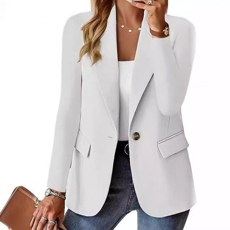 Damen Moderner Tailored Blazer mit elegante Knopfdetails