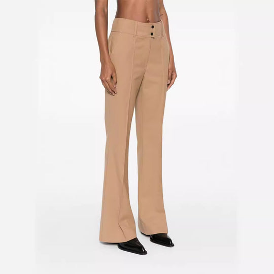 Damen Hochtaillierte ausgestellte Wollmix‑Tailoring‑Hose mit Bügelfalte Shop Nory