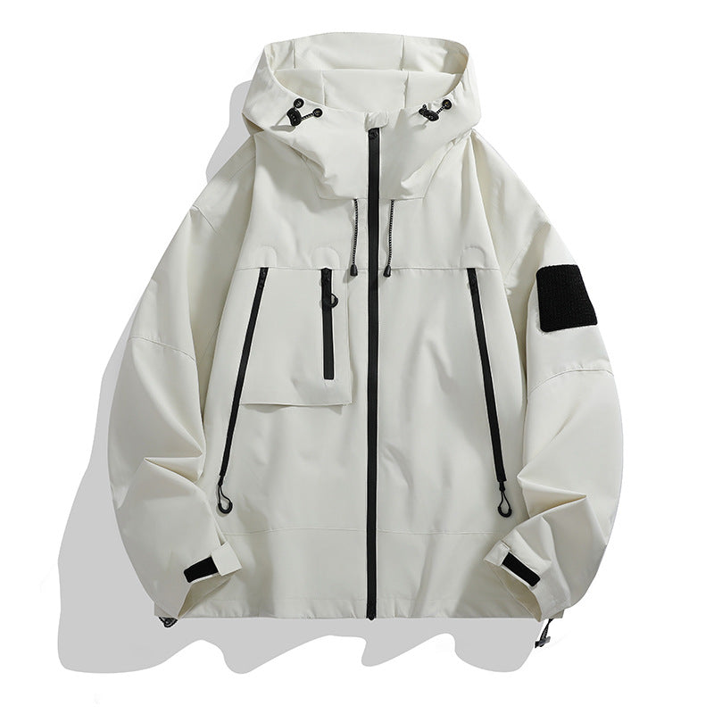Damen Technische Outdoor-Jacke mit Verstellbarem Kapuzensystem und Multifunktionalen Taschen