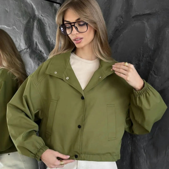 Damen Modische Oversized Jacke