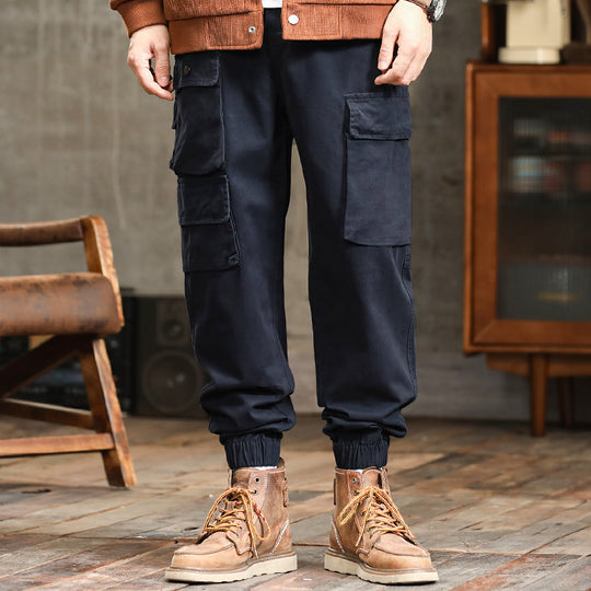 Herren Utility-Cargo-Jogger mit verstärkten Beintaschen und elastischem Knöchelbund Shop Nory