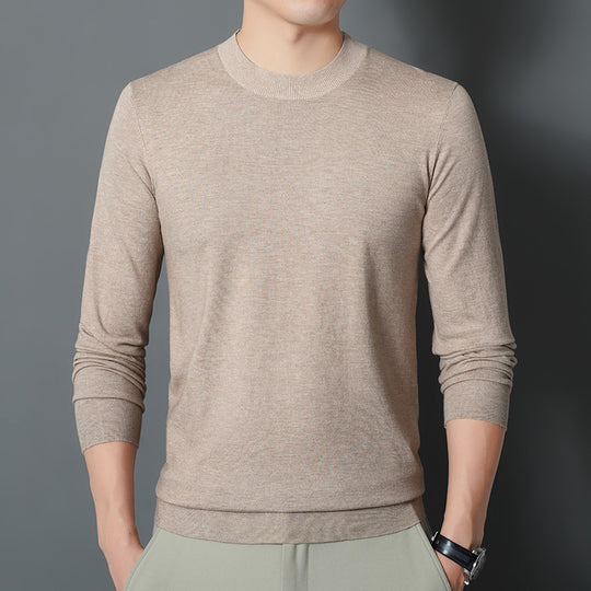 Herren Feiner Rundhalspullover aus Feinstrick mit schmaler Silhouette Shop Nory