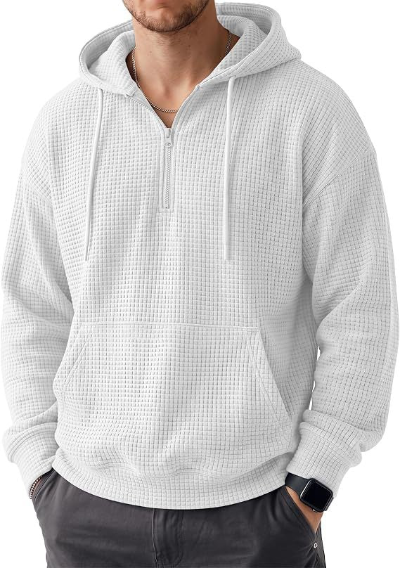 Herren Bequemer Kapuzenpullover mit Reißverschluss Shop Nory