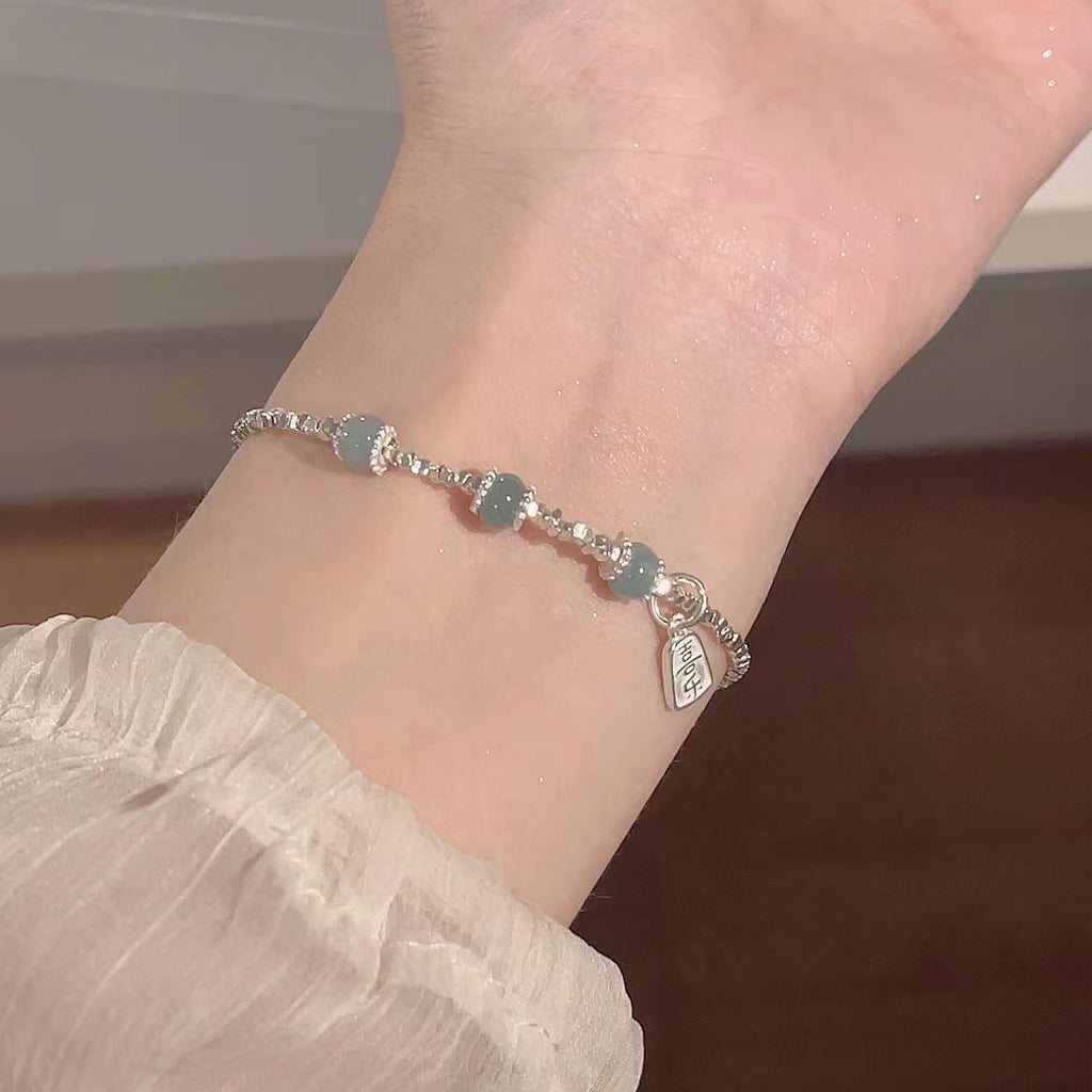 Damen graziles Armband mit edlen Steinen Shop Nory