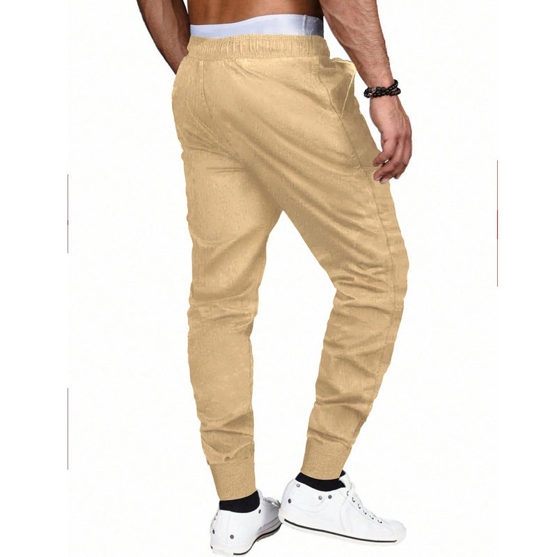 Herren stylische Jogginghose mit seitlichen Zipper-Taschen Shopnory