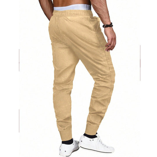 Herren stylische Jogginghose mit seitlichen Zipper-Taschen Shopnory
