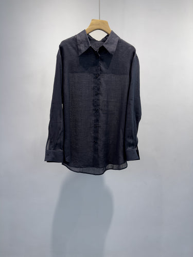 Damen Leichte Freizeit Button-Up Shirt Shop Nory