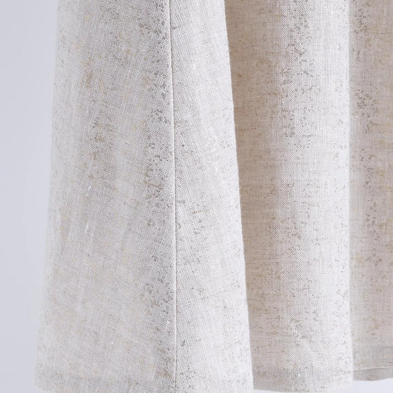 Damen Langer Faltenrock aus Leinen Shop Nory