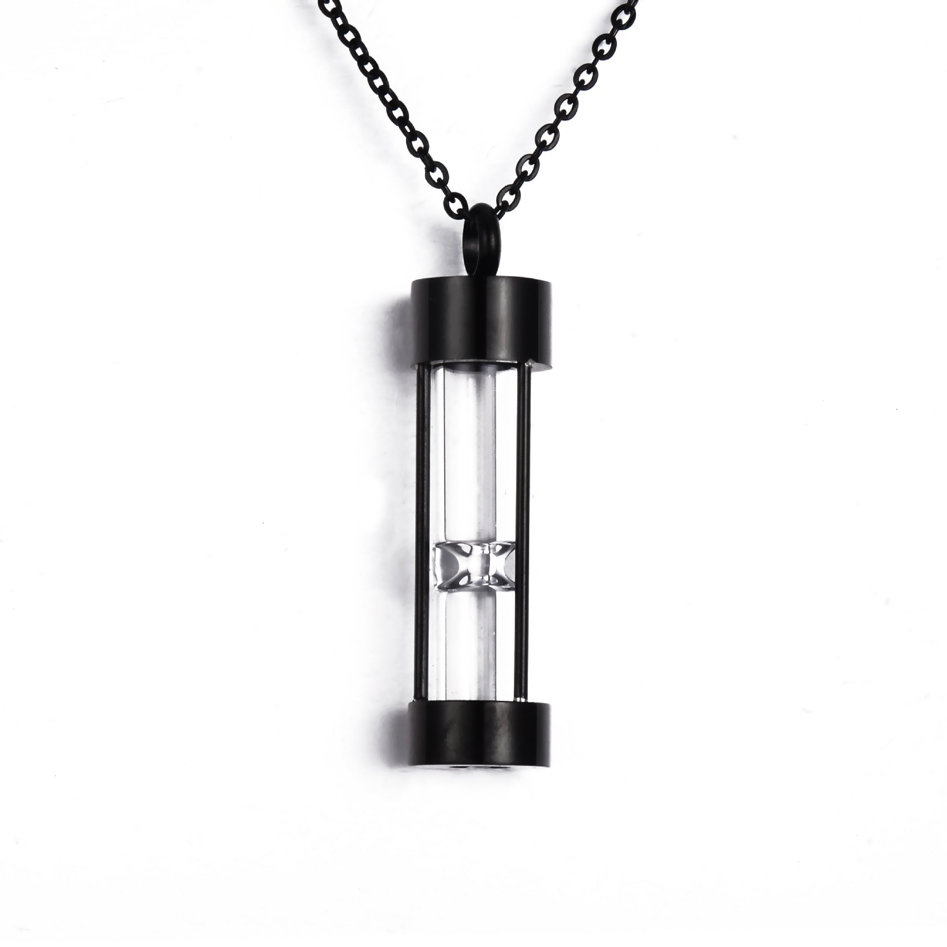 Damen Pendelkette mit modernem Sanduhr-Anhänger Shop Nory