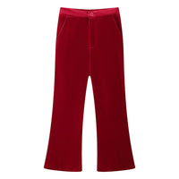 Rote lange Hose