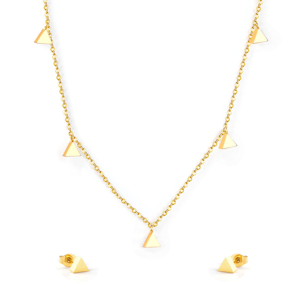 Damen Schmuckset mit funkelnden Sternanhängern Shop Nory