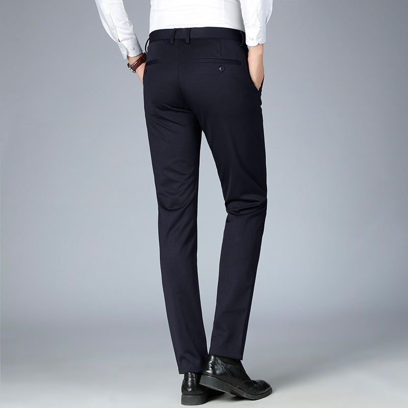 Herren elegante Anzughose mit schmalem Schnitt Shopnory