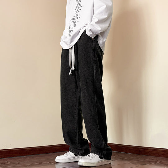 Herren Bequeme Denim-Hose mit elastischem Bund Shop Nory