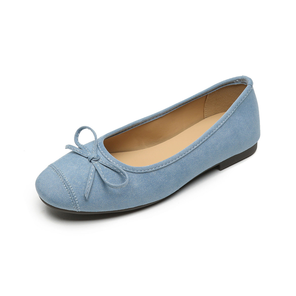 Damen Ballerinas mit eleganter Schleifenverzierung und weicher Innenausstattung