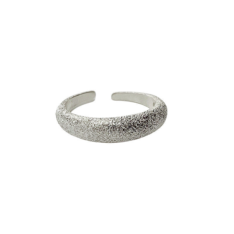 Damen Offener Ring mit strukturiertem Oberflächenfinish Shop Nory