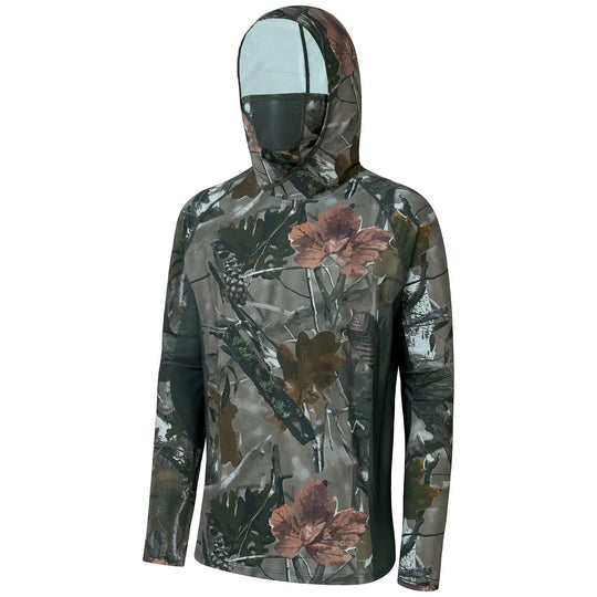Herren Funktionales Kapuzenshirt mit UV-Schutz