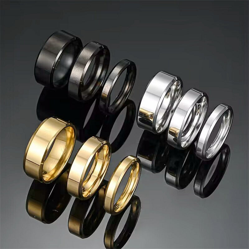 Herren Schmuckring mit eleganter, zweifarbiger Oberflächenstruktur Shop Nory