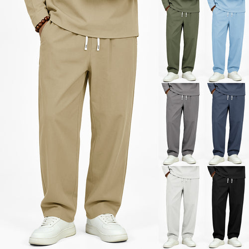 Herren Lässige Jogginghose mit Tunnelzug und geradem Schnitt Shop Nory