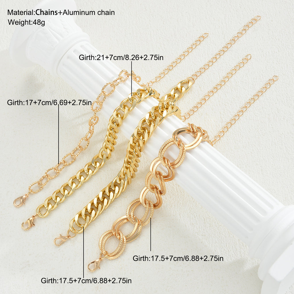 Damen Armreif-Set mit luxuriösen Glieder-Designs Shop Nory