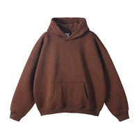 Sweatshirt – Kaffeebraun, Raglanärmel
