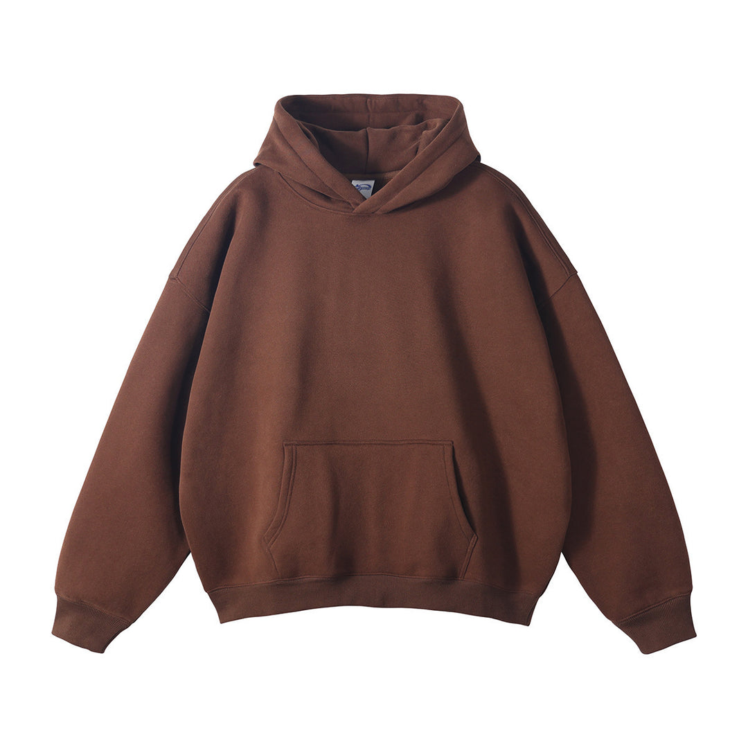 Unisex nan oversized Kapuzenpullover mit Kängurutasche und gerippten Bündchen Shop Nory