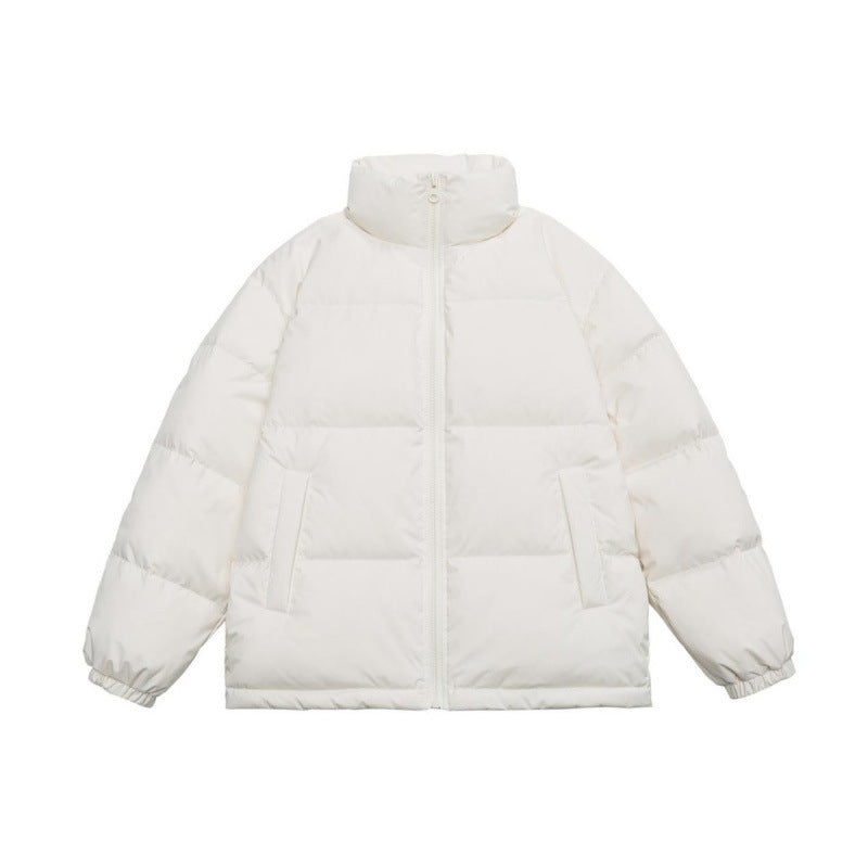 Unisex Oversize Stepp-Winterjacke mit Stehkragen, durchgehendem Reißverschluss und elastischen Bündchen Shop Nory