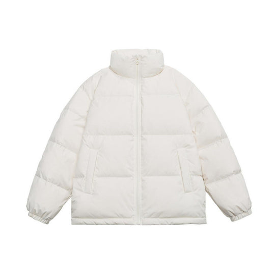 Unisex Oversize Stepp-Winterjacke mit Stehkragen, durchgehendem Reißverschluss und elastischen Bündchen Shop Nory
