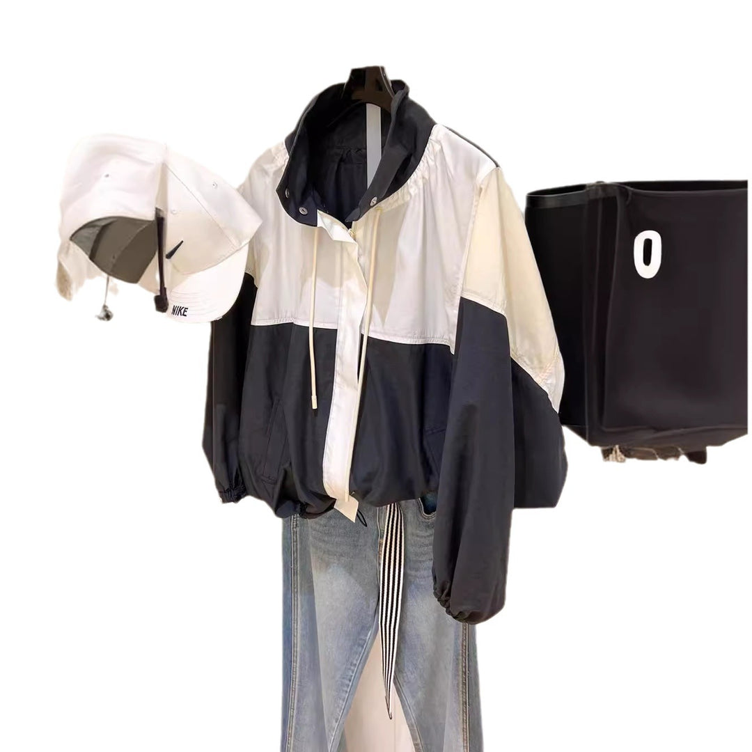 Damen Sportliche Übergangsjacke mit hohem Kragen Shop Nory