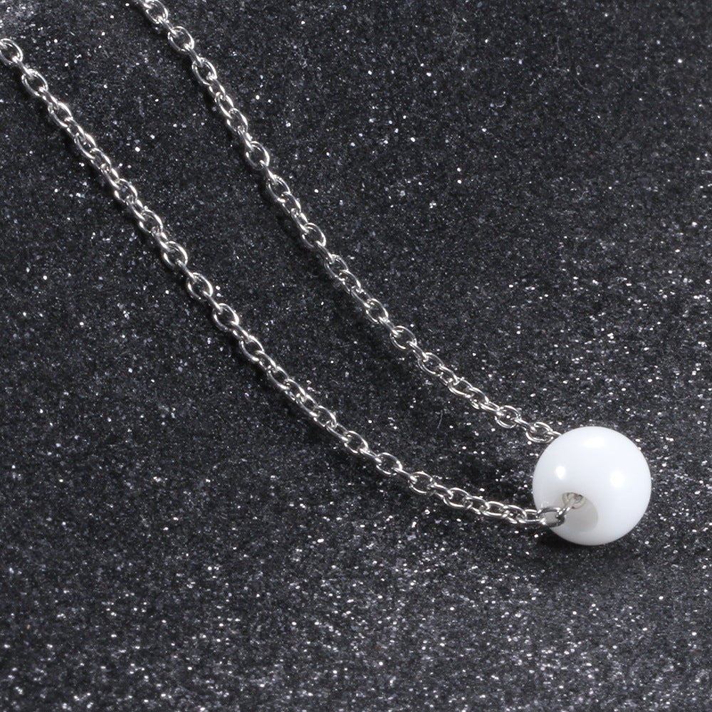 Damen Halskette mit stilvollem Anhänger aus hochwertigem Edelstahl Shop Nory