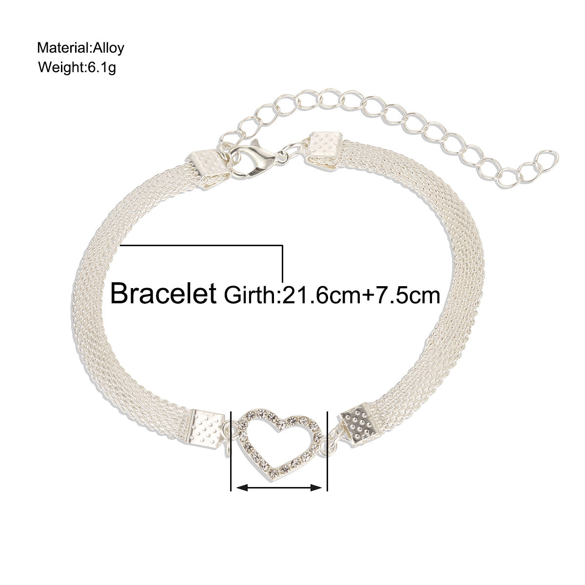 Damenarmband mit funkelndem Unendlichkeitssymbol Shop Nory