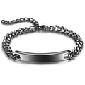Herren personalisierbares Edelstahlarmband mit robustem Design Shop Nory