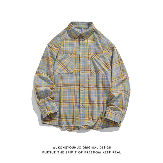 Herren Flanell-Hemd mit Karomuster Shop Nory
