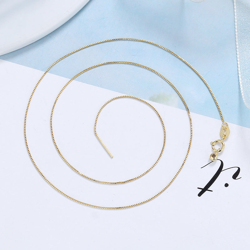 Damen Halskette mit feinem Kettendesign und praktischer Verschlusstechnik Shop Nory