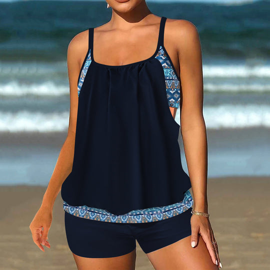 Damen modischer Tankini mit lässigem Schnitt