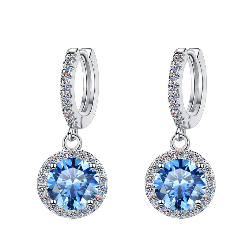Damenohrringe mit funkelnden Kristallen und elegantem Clip-Design Shop Nory