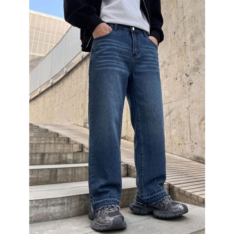 Herren Lässige Weit geschnittene Jeans Shop Nory