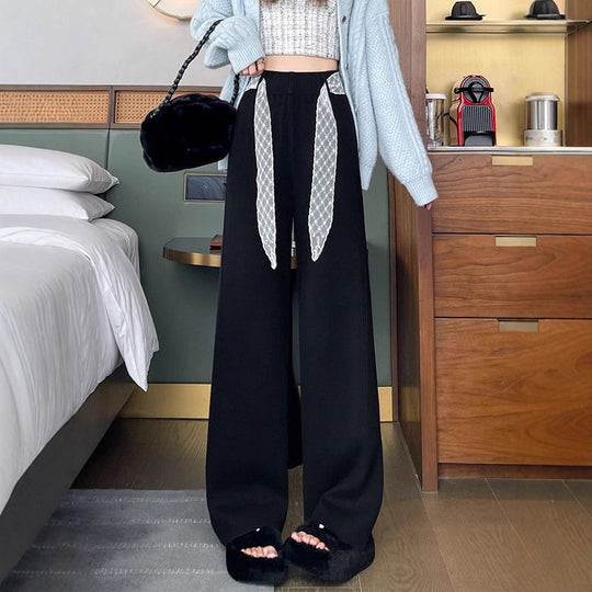 Damen Bequeme Oversized Stoffhose Shop Nory