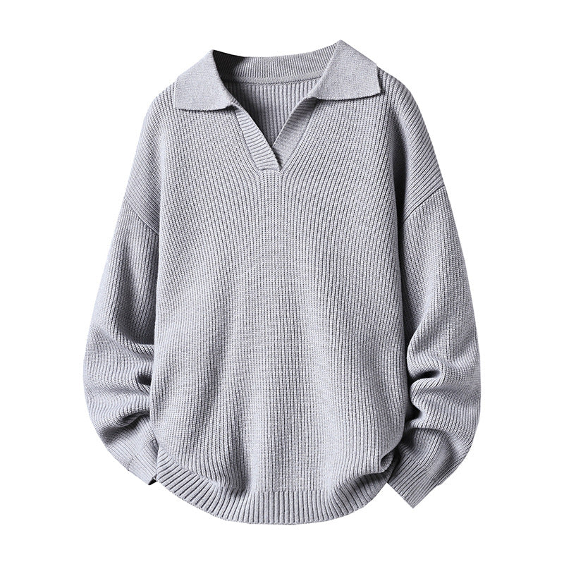 Damen Oversized Pullover mit Kragen Shop Nory