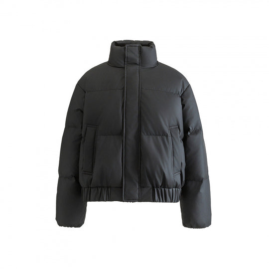 Damen Gekürzte Puff‑Steppjacke mit hohem Stehkragen, elastischem Bund und verdeckter Reißverschlussleiste Shop Nory
