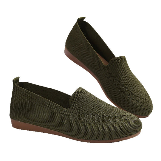 Damen Atmungsaktive Slip-On Ballerinas mit flexiblem Design Shopnory