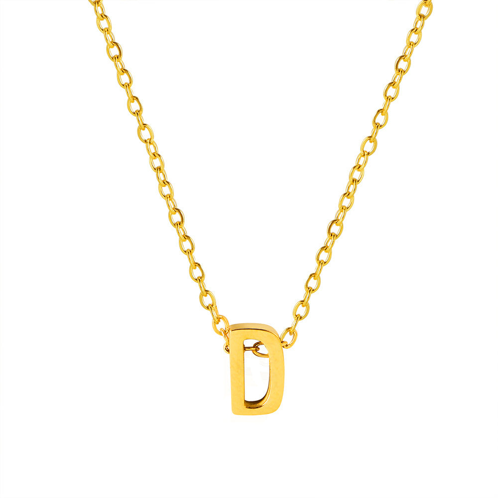 Damen personalisierte Initial Anhänger Halskette Shop Nory