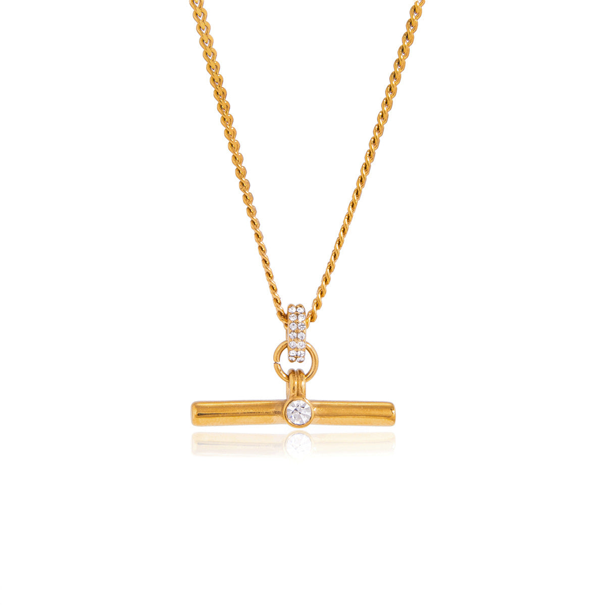 Damen Edelstahl Halskette mit verstellbarem Design und wasserfesten Eigenschaften Shop Nory