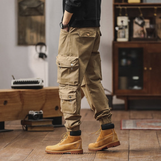 Herren Cargohose mit multifunktionalen Pattentaschen und elastischem Saum Shop Nory
