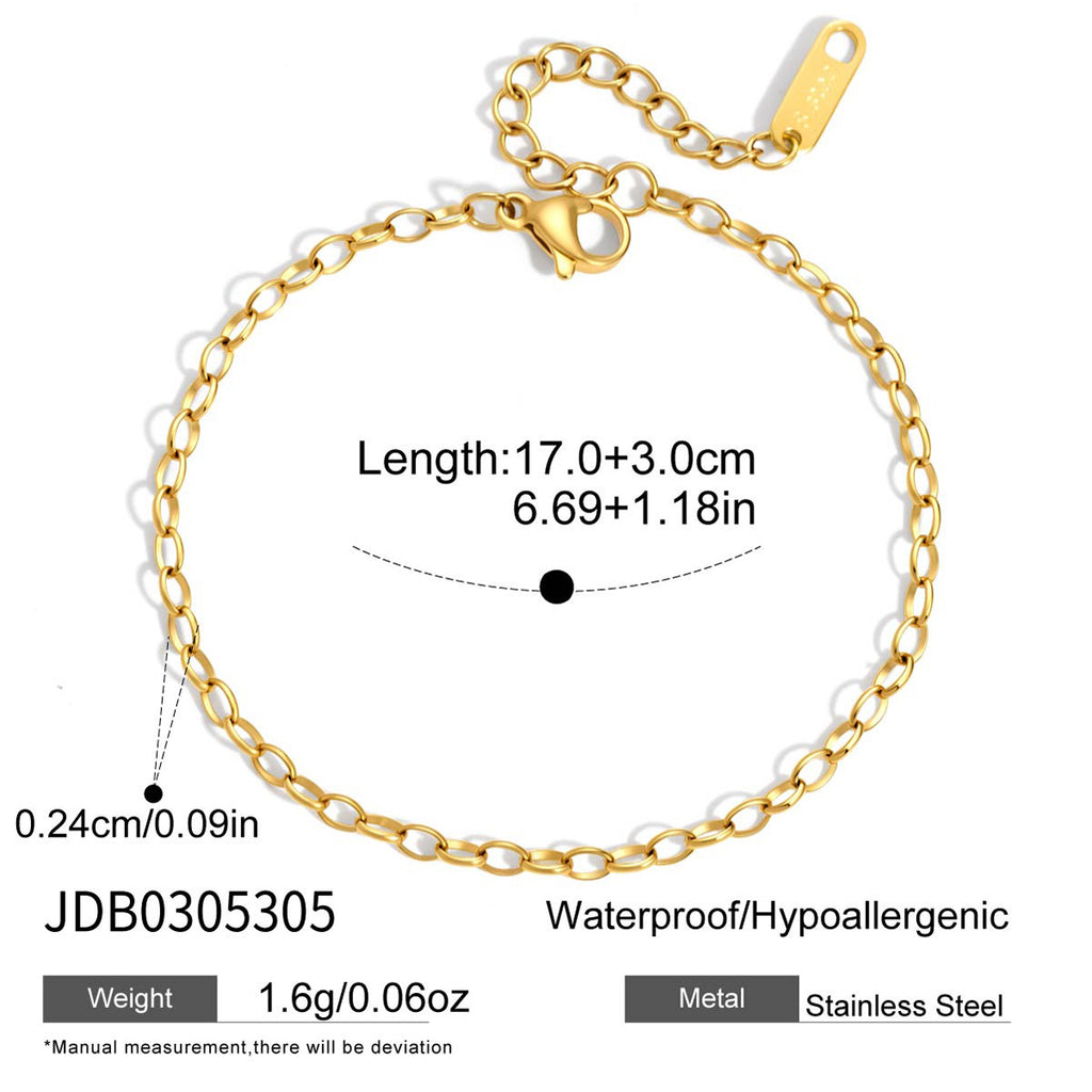 Damen Halskette mit verstellbarem Design aus hypoallergenem Edelstahl Shop Nory