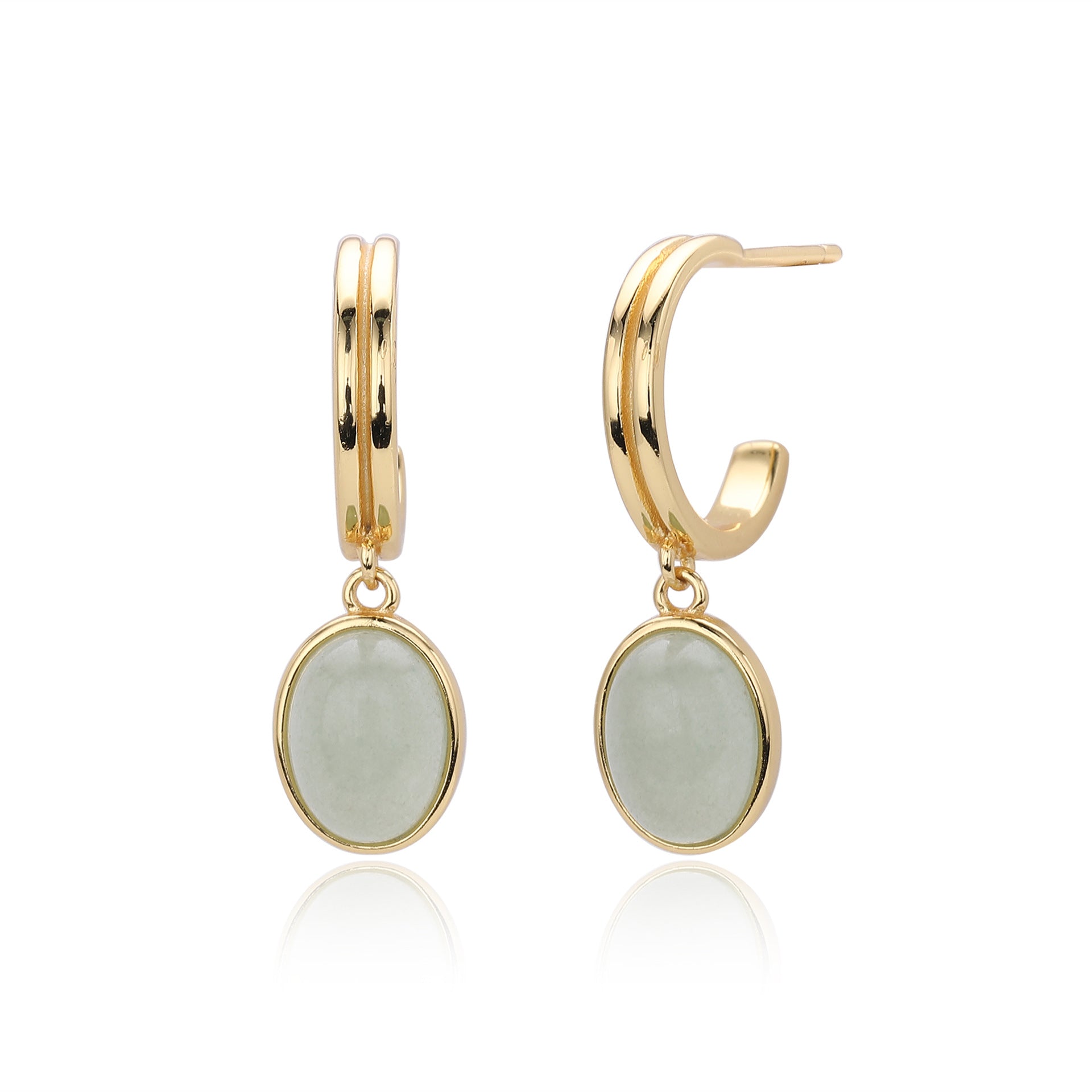 Damen Ohrhänger mit geschwungenem Design aus 925 Sterling Silber Shop Nory
