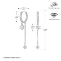 Damen Ohrhänger mit funkelndem Zirkon und elegantem Design Shop Nory