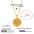 Damen Halskette mit kunstvollem Sonnenanhänger aus hochwertigem Edelstahl Shop Nory
